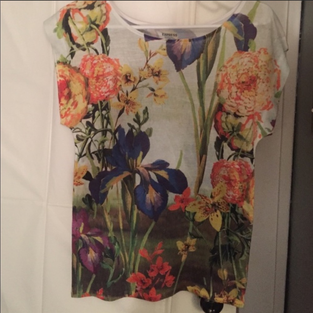 Express Floral Shirt